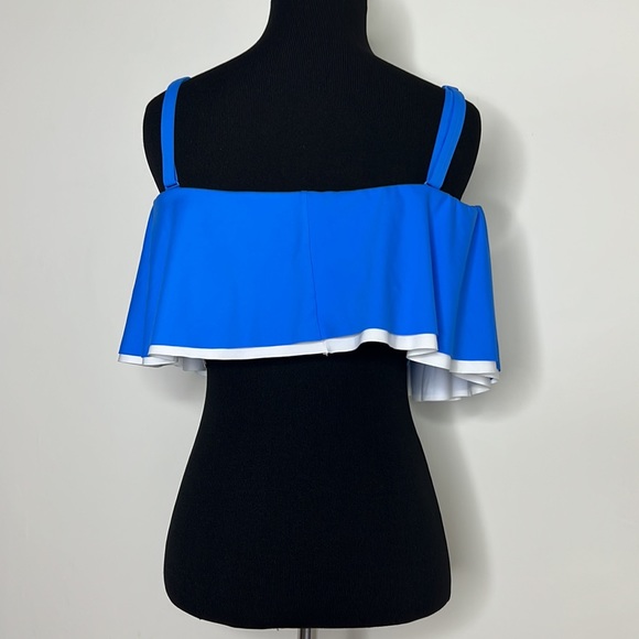 CONTOURS by COCO REEF Shapemaker Swimwear Agate Bandeau Azure Top 16/40D - Picture 9 of 15